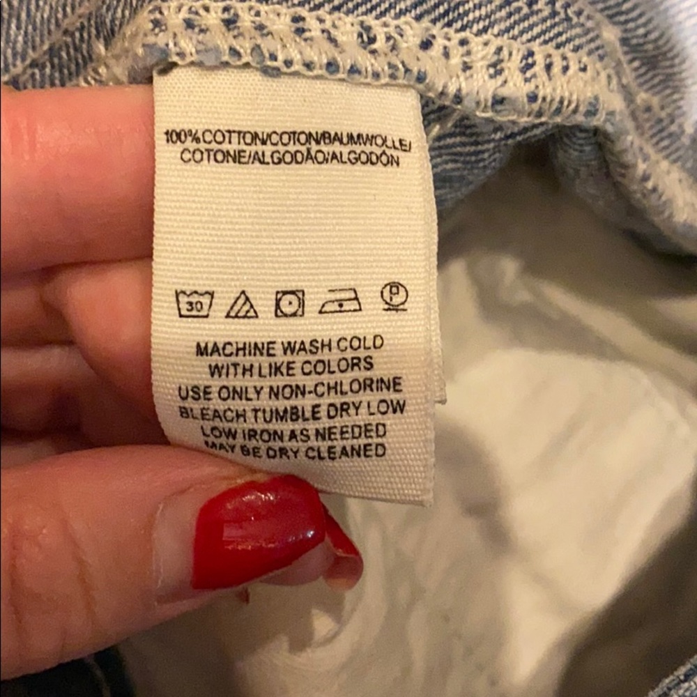 Free People high rise jean shorts size 27 - Picture 7 of 8